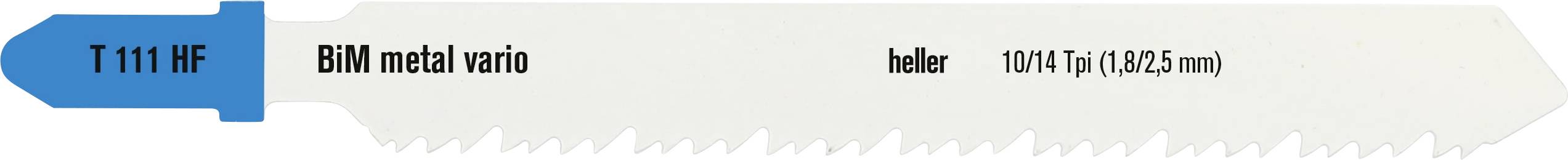 Pile za metal marke Heller tip T 111 HF, sa 10/14 Tpi i razmakom zuba od 1/8, 2,5 mm za rezanje metala.