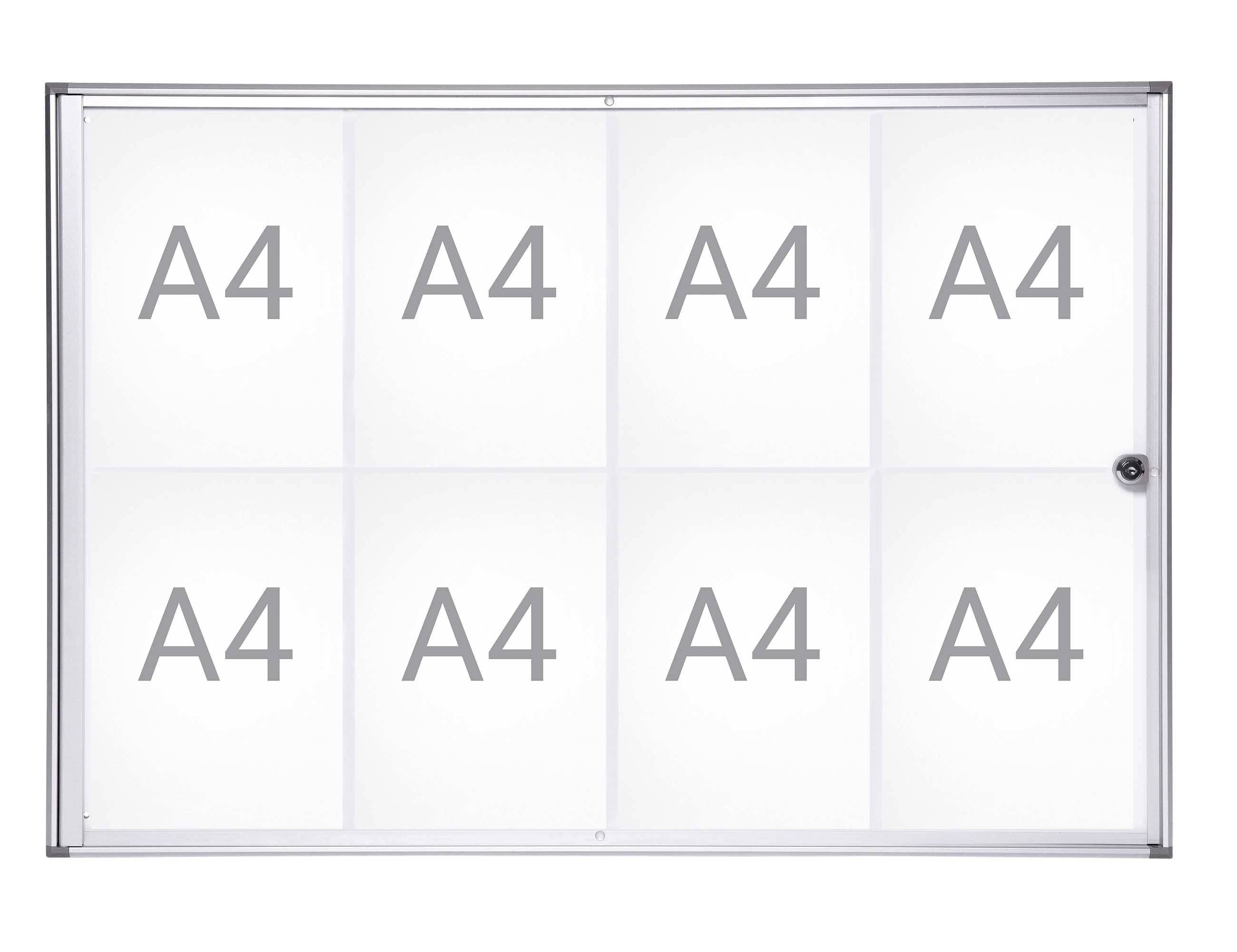 Maul izlog MAULextraslim Upotreba za papirni fomat: 8 x DIN a4 interijer 6820808 aluminij srebrna 1 St.
