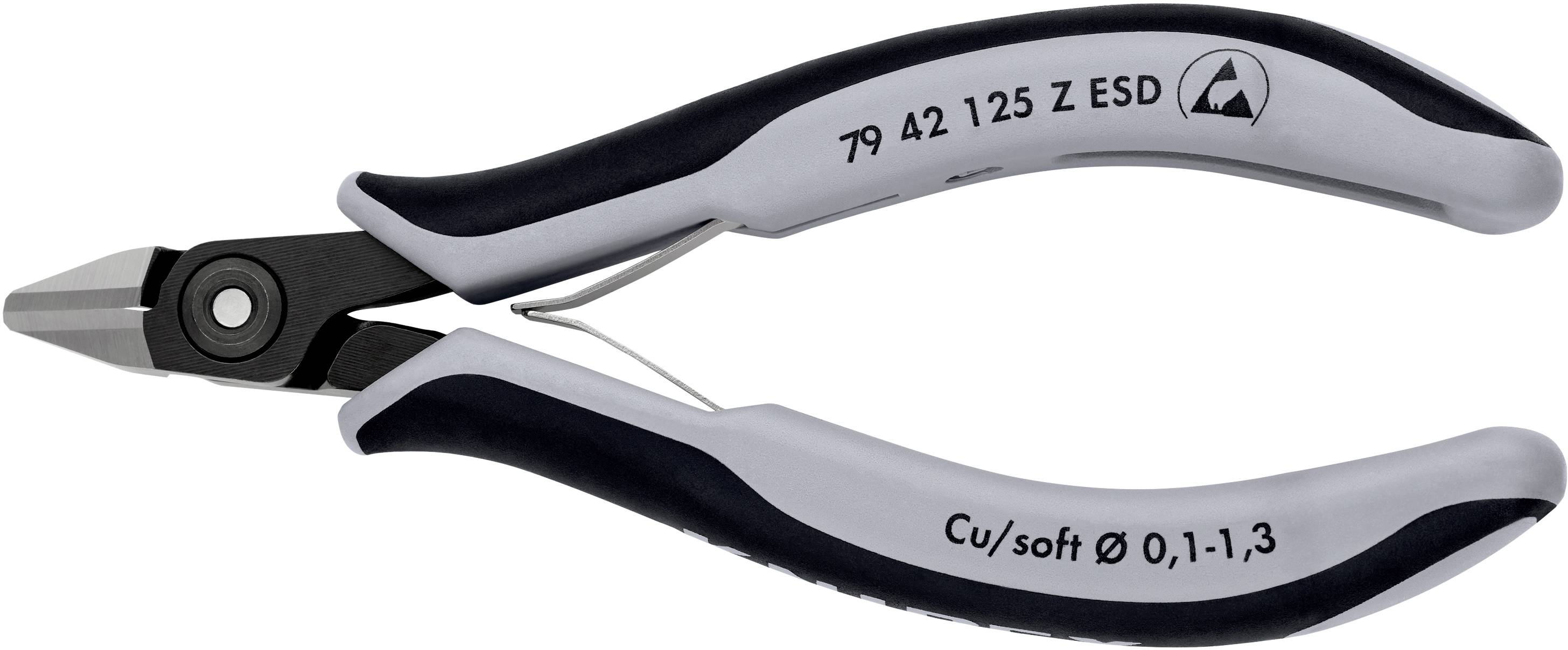 Knipex 79 42 125 Z ESD Zijkniptang ESD Met facet 125 mm