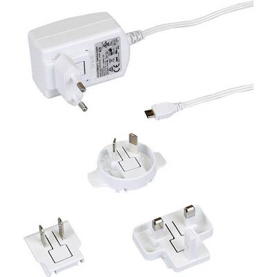 Napajanje s izmjenjivim adapterima za različite formatove utičnica i kabel za punjenje s mikro-USB priključkom.