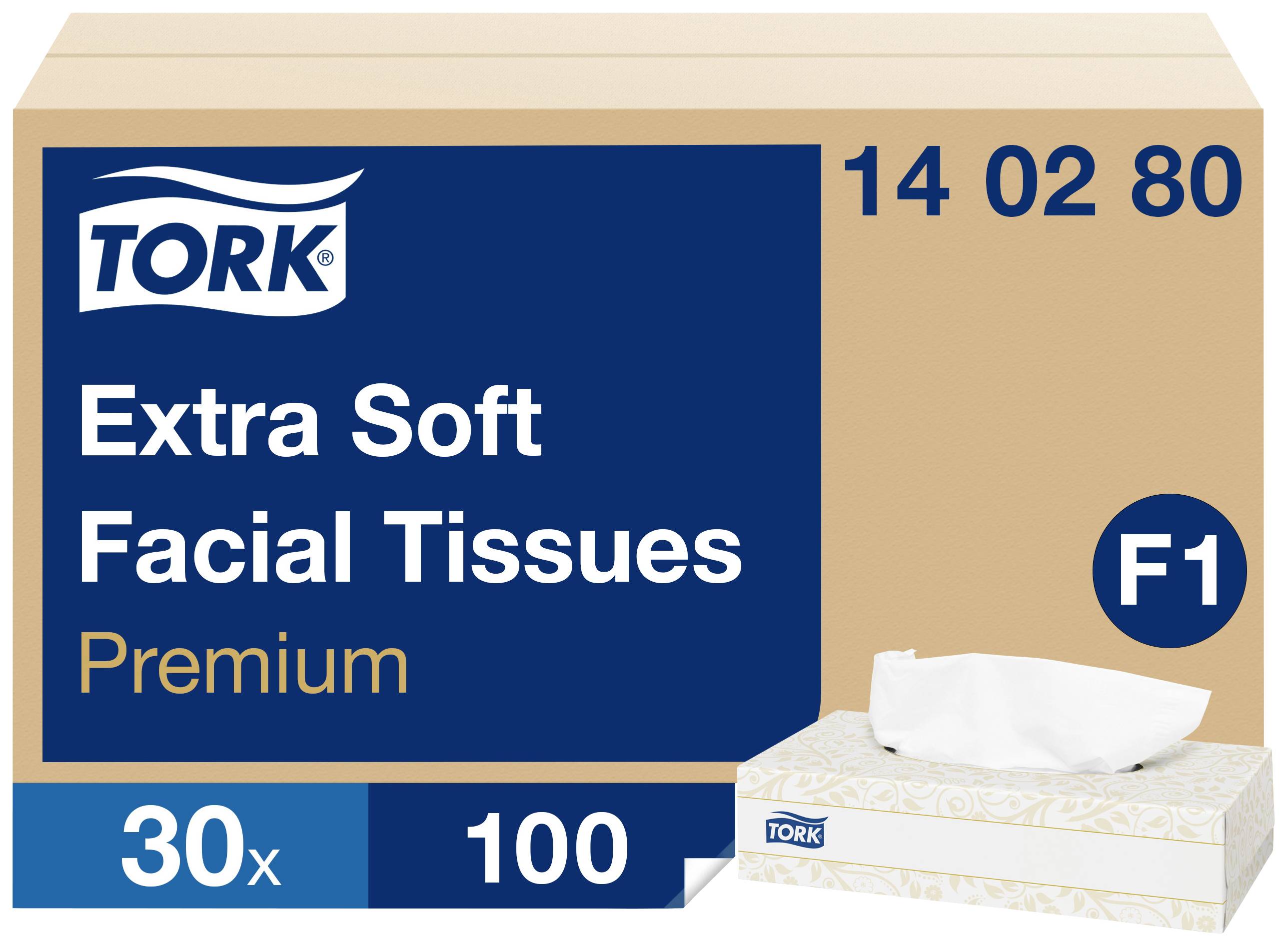TORK 140280 Tissues Papier Kleur (specifiek) Wit 3000 stuk(s)