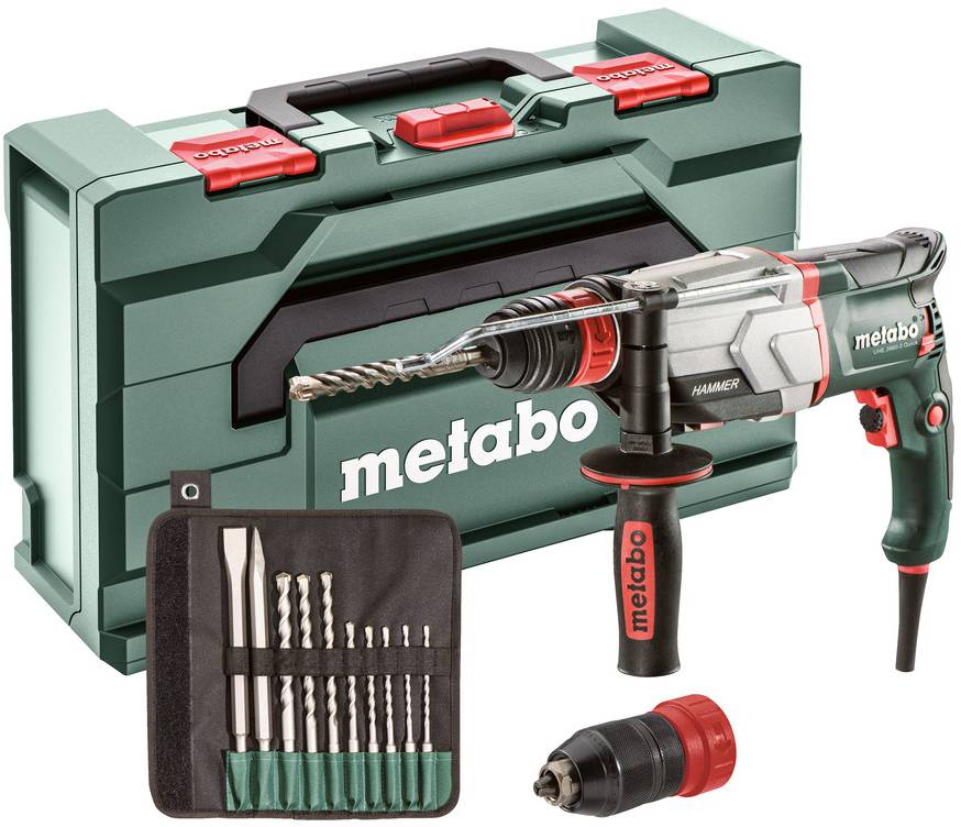 Metabo UHE 2660-2 Quick Set SDS-Plus-Mejselhammare, Borrhammare, Kombihammare 800 W inkl. v&auml;ska, inkl. Tillbeh&ouml;r