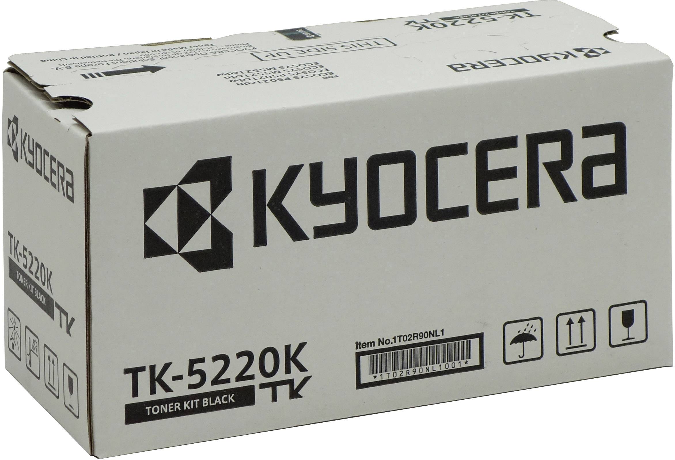 Pakiranja 'Kyocera' s natpisom 'TK-5220K Komplet tonera crni'.