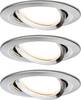 Paulmann 93878 Coin Slim LED ugradna svjetiljka 3-dijelni komplet LED LED fiksno ugrađena 18 W željezna