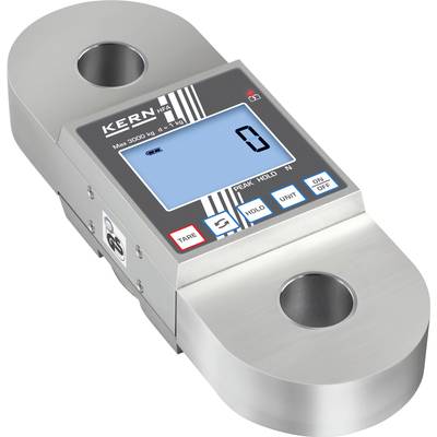 Digitalna mjerna ćelija za silu izrađena od metala s LED zaslonom. Prikazuje "0". Tipke za tariranje, zadržavanje, jedinice i uključivanje/isključivanje.
