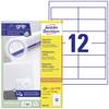 Avery-Zweckform 3659-200 univerzalne naljepnice 97 x 42.3 mm papir bijela 2640 St. trajno prianjanje tintni pisač, laserski pisač, laserski pisač u boji, mašina za kopiranje, kopirni uređaj u boji, rukopis