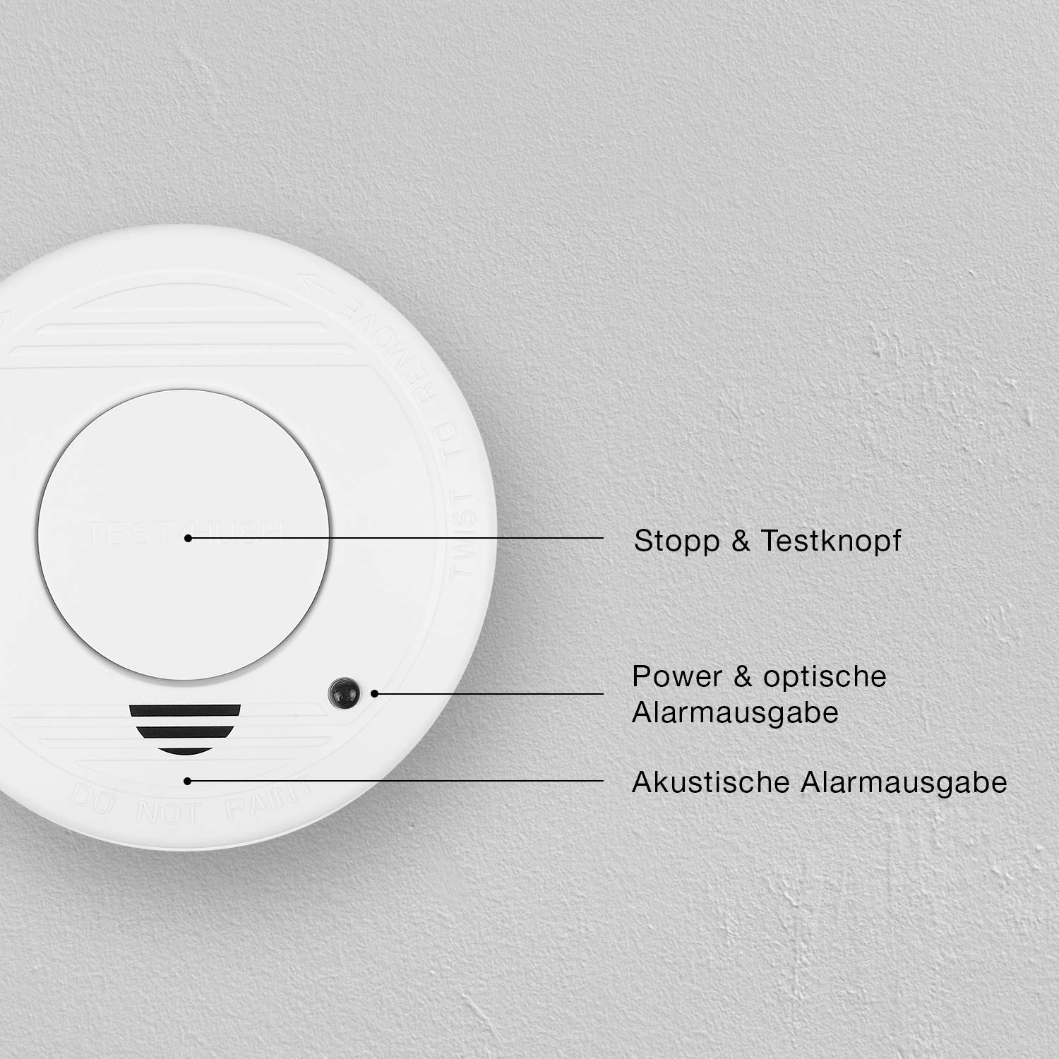 Smartwares RM250 detektor dima baterijski pogon (Ø x V) 100 mm x 35 mm-9