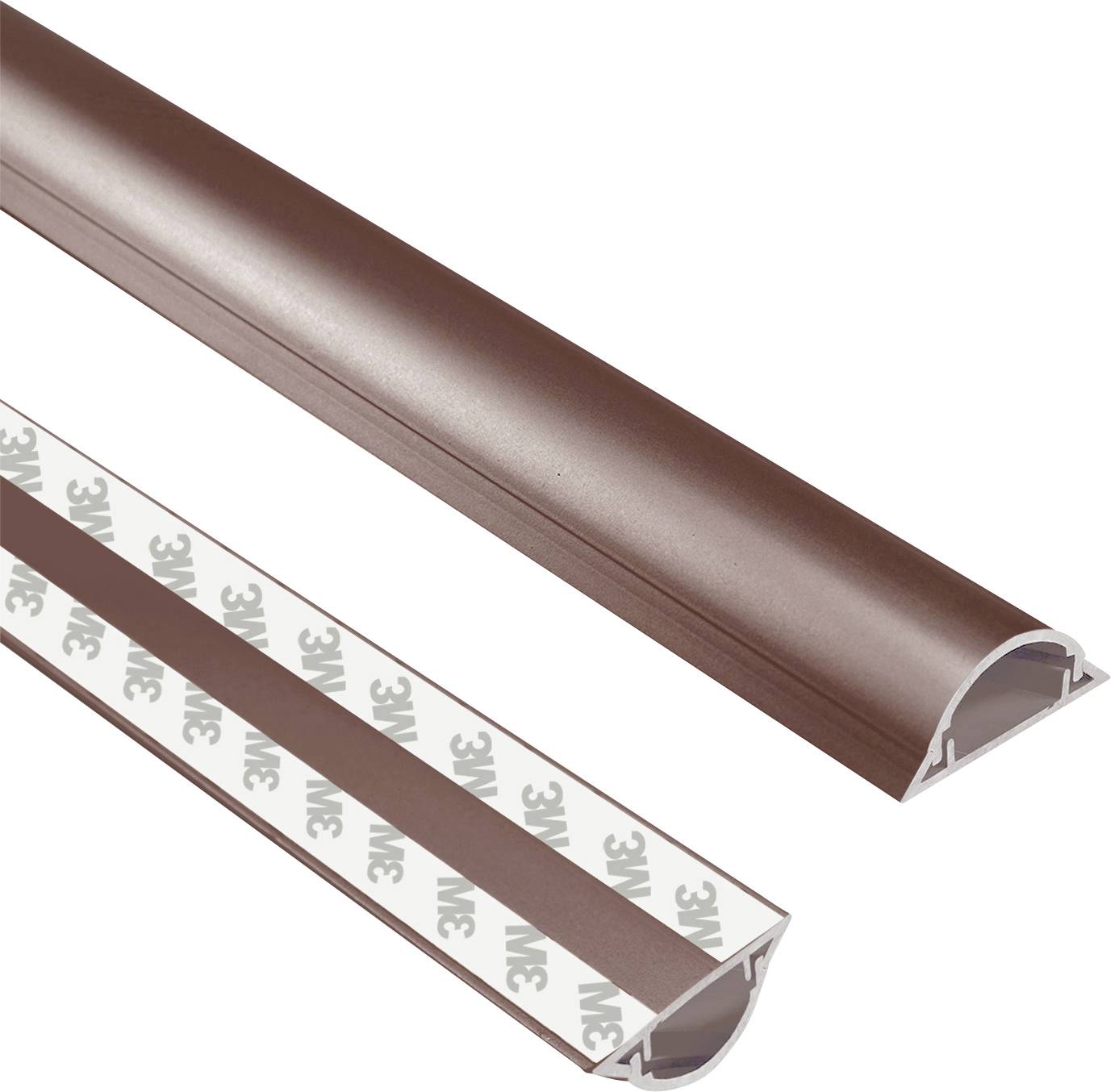 TRU COMPONENTS kabelski most 1572568 PVC smeđa boja Broj kanala: 1 1000 mm Sadržaj: 1 m