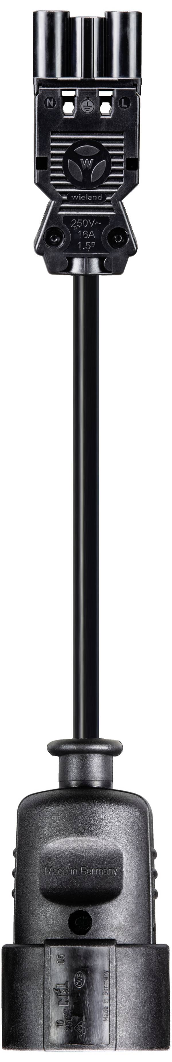 Wieland Electric 99.402.3169.8 kabel za napajanje crna 2.00 m