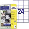 Avery-Zweckform 3474-10 univerzalne naljepnice 70 x 37 mm papir bijela 240 St. trajno prianjanje tintni pisač, laserski pisač, laserski pisač u boji, mašina za kopiranje, kopirni uređaj u boji, rukopis