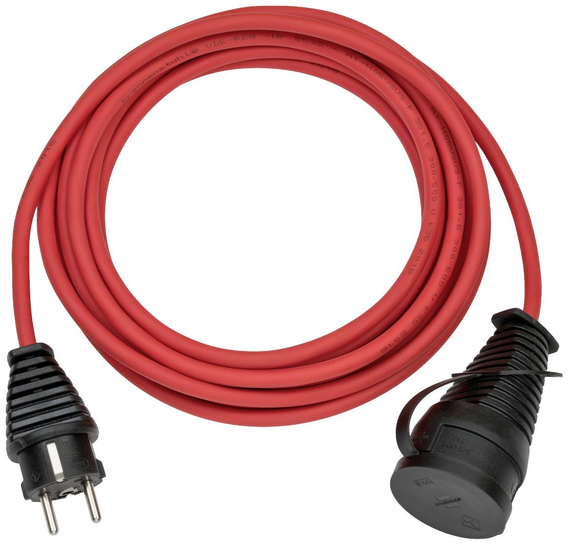 Brennenstuhl 1169830 struja produžetak 16 A crvena 10.00 m AT-N05V3V3-F 3G 1,5 mm² pogodan za vanjsku upotrebu