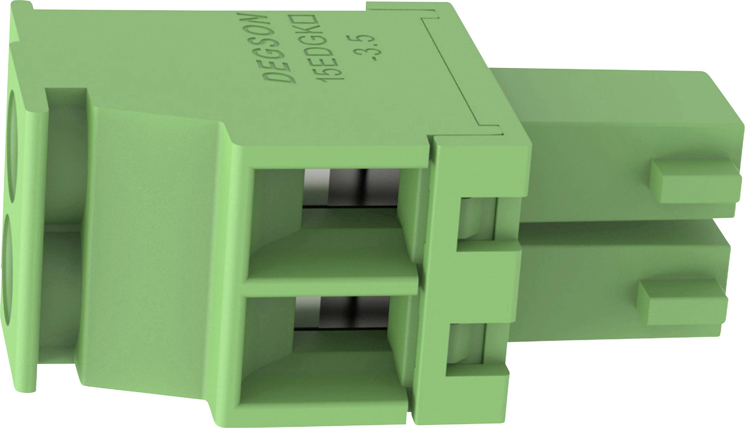 Degson 15EDGKA-3.5-02P-14-100AH-1 Male behuizing (kabel) 15EDGKA Totaal aantal polen: 2 Rastermaat: 3.50 mm Inhoud: 1 stuk(s)
