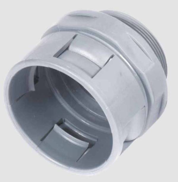 HELU 94180-50 Slangbevestiging Grijs M12 Recht 1 stuk(s)