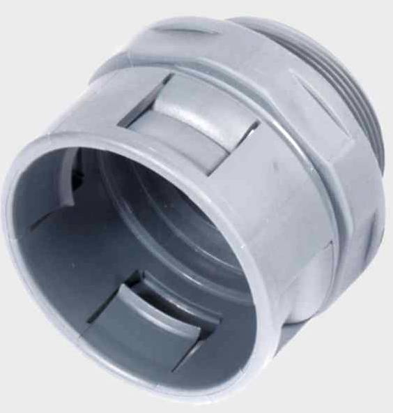 HELU 94185-25 Slangbevestiging Grijs M40 Recht 1 stuk(s)