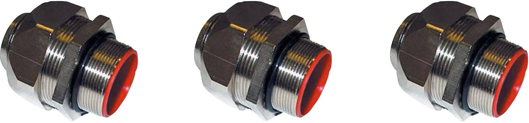 HELU 94153 Slangbevestiging Zilver M25 Recht 5 stuk(s)