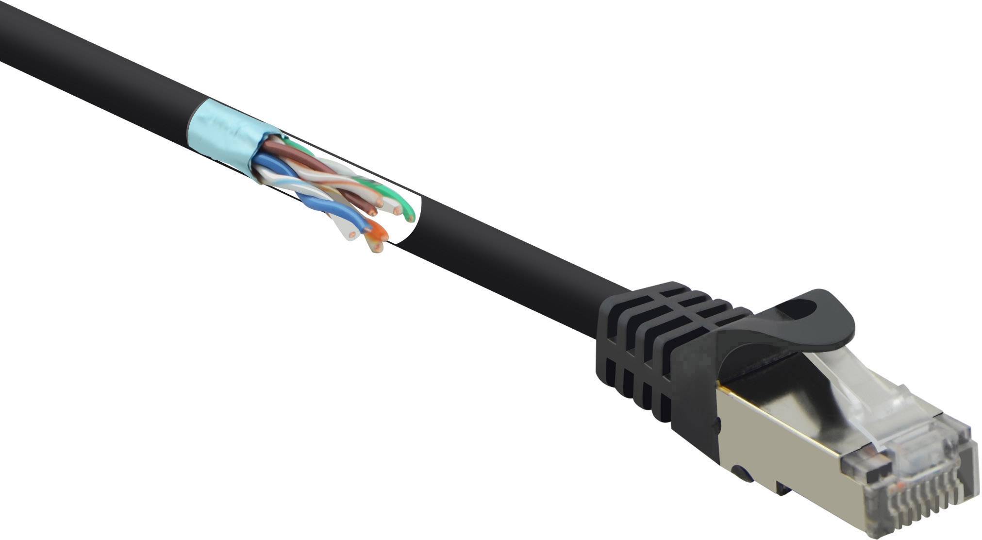 Ethernet kabel s prozirnim plastičnim kućištem koje prikazuje šareno kodirane, uvrnute bakrene žice u unutrašnjosti.