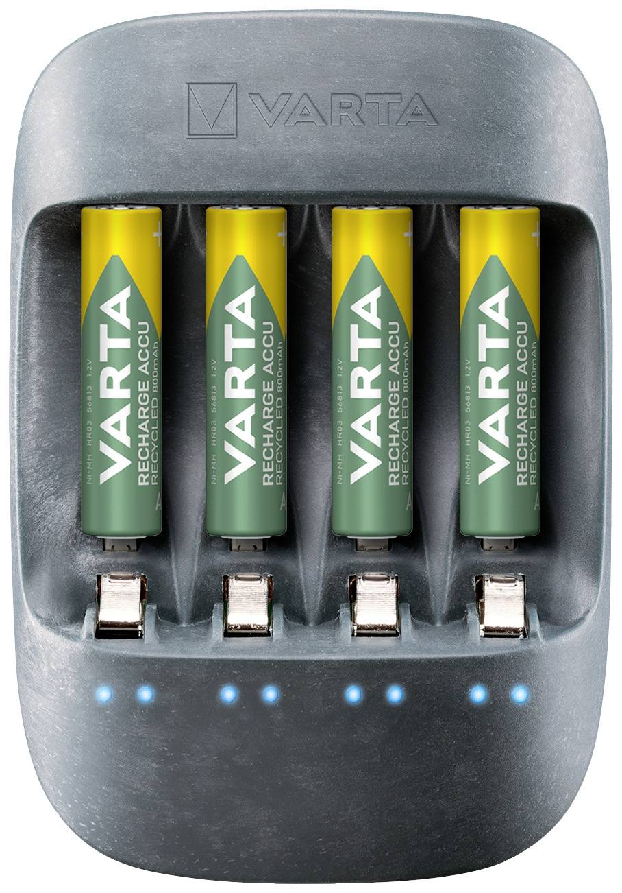 Varta Eco Charger 4x56816 punjač okruglih stanica nikalj-metal-hidridni micro (AAA), mignon (AA)-1