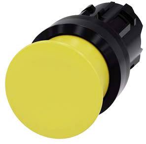 Siemens 3SU10001AD300AA0 3SU1000-1AD30-0AA0 gljivasto tipkalo s povratom žuta (Ø x V) 30 mm x 30 mm IP66, IP67, IP69/IP69k 1 St.