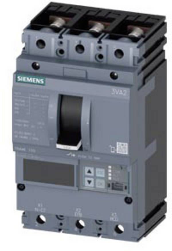 Siemens 3VA2063-5JP32-0AA0 učinski prekidač 1 St. Područje podešavanja (Struja): 25 - 63 A Preklopni napon (maks.): 690 V/AC (Š x V x D) 105 x 181 x 86 mm