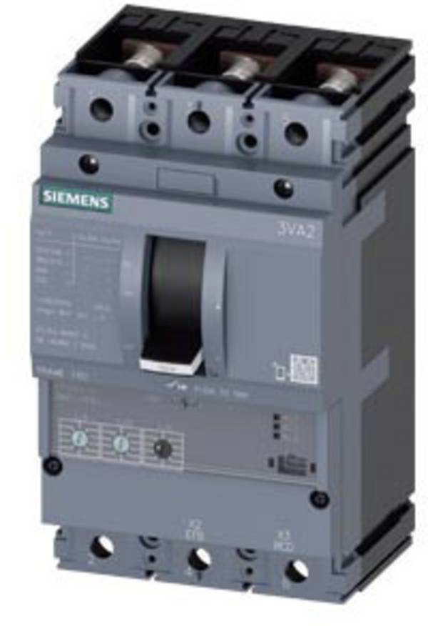 Siemens 3VA2116-6HL32-0AA0 učinski prekidač 1 St. Područje podešavanja (Struja): 63 - 160 A Preklopni napon (maks.): 690 V/AC (Š x V x D) 105 x 181 x 86 mm