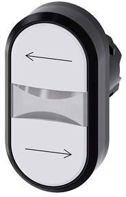 Siemens 3SU10003AB660AM0 3SU1000-3AB66-0AM0 dvostruko tipkalo s povratom (Š x V) 29.8 mm x 57.7 mm IP66, IP67, IP69/IP69k 1 St. Piece