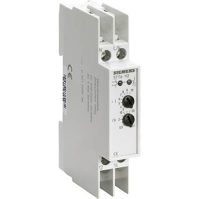 Elektronički vremenski relej tvrtke Siemens, model 5TT6 112, za upravljanje preklopnim procesima u električnim sustavima.