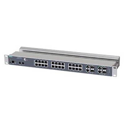 Mrežni switch s više Ethernet priključaka, pogodan za ugradnju u rack ormane u IT infrastrukturama.