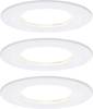 Paulmann Nova ugradno svjetlo za kupaonicu 3-dijelni komplet LED LED 18 W IP44 mat-bijela