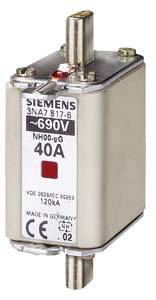 'Elektroosigurač Siemens, model 3NA7 817-6, do 690V, 40A, Izrađeno u Njemačkoj, CE-certificirano.'