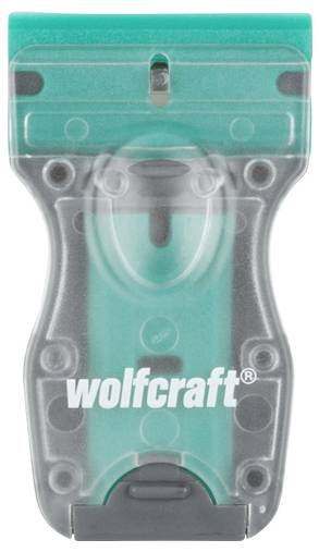 Zeleni Wolfcraft strugač boje s prozirnim svrdlom, korišten za uklanjanje boje s glatkih površina.