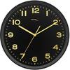 Techno Line WT 8500-1 gold radijski zidni sat 30 cm x 41 mm crna