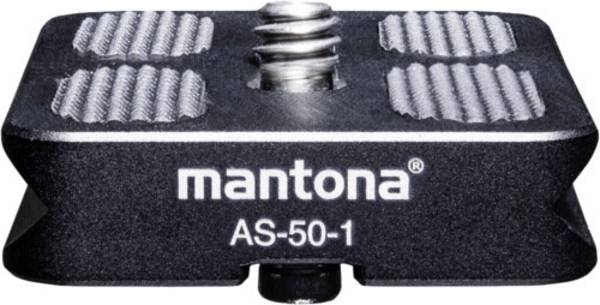 Mantona AS-50-1 ploča za brzo otpuštanje Vanjski navoj=1/4"