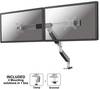 Neomounts NM-D750DXSILVER stolni nosač za monitor 25,4 cm (10") - 68,6 cm (27") mogučnost savijana, okretni srebrna