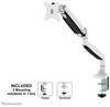 Neomounts NM-D750WHITE stolni nosač za monitor 25,4 cm (10") - 81,3 cm (32") mogučnost savijana, okretni bijela