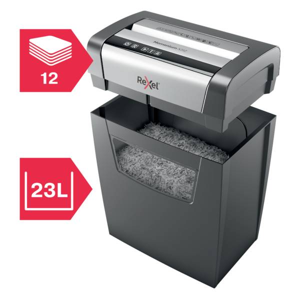 Rexel Momentum X312 uništavač dokumenata 12 list rezanje na komade 5 x 42 mm P-3 23 l Uništava također spajalice, uredsk-6
