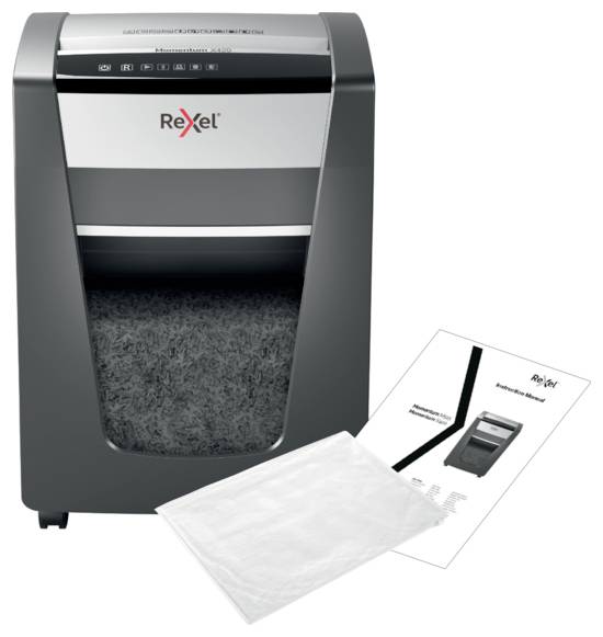 Rexel Momentum X420 uništavač dokumenata 20 list mikro rezanje 4 x 40 mm P-4 30 l Uništava također spajalice, uredske sp-2