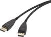 Renkforce DisplayPort priključni kabel DisplayPort utikač, DisplayPort utikač 30.00 m crna RF-3770964 8K UHD, pozlaćeni kontakti DisplayPort kabel