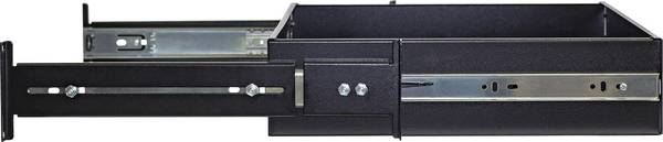 Intellinet 714938 19 palac  ladica za mrežni ormar   2 U   Prikladno za dubinu ormara: od 450 mm crna (RAL 9005)