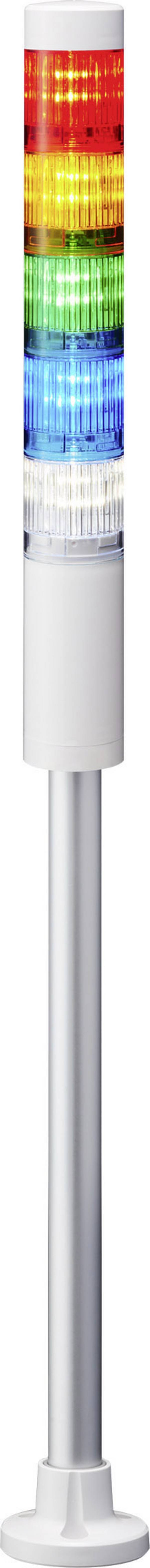 Patlite signalni toranj LR4-502PJNW-RYGBC  LED 5 boja, crvena, žuta, zelena, plava, bijela 1 St.