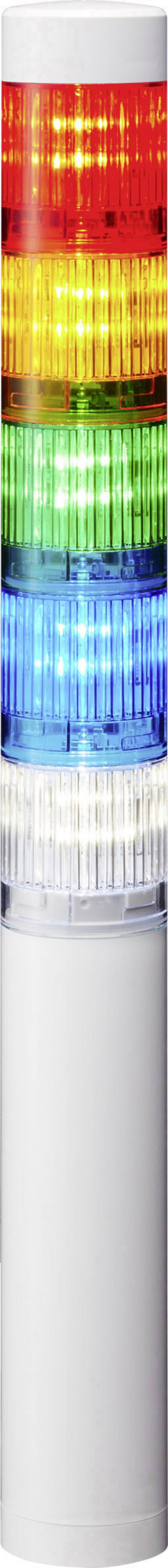 Patlite signalni toranj LR4-5M2WJNW-RYGBC  LED 5 boja, crvena, žuta, zelena, plava, bijela 1 St.