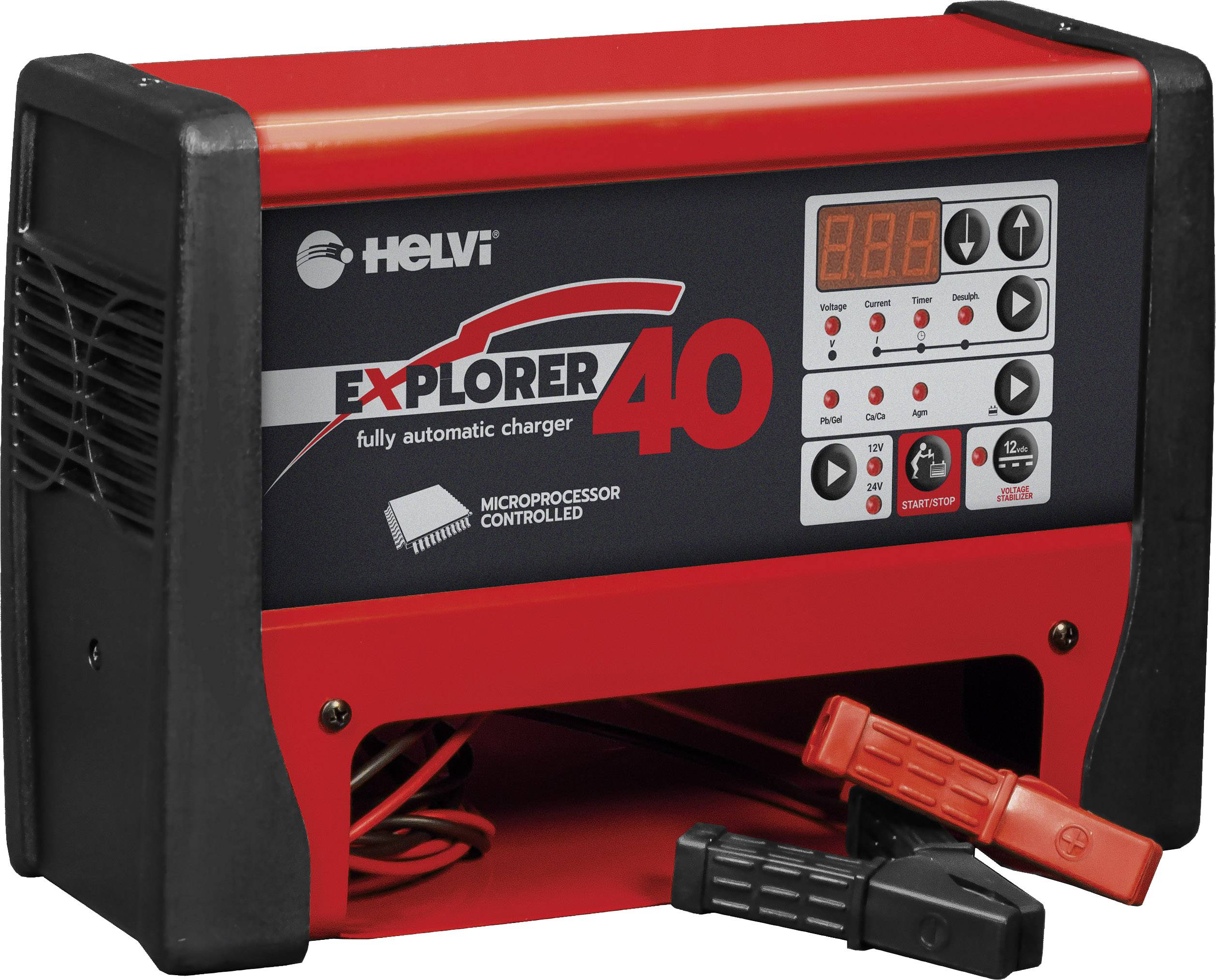 Helvi 77251 auto punjač, automatski punjač 12 V, 24 V 40 A, 20 A