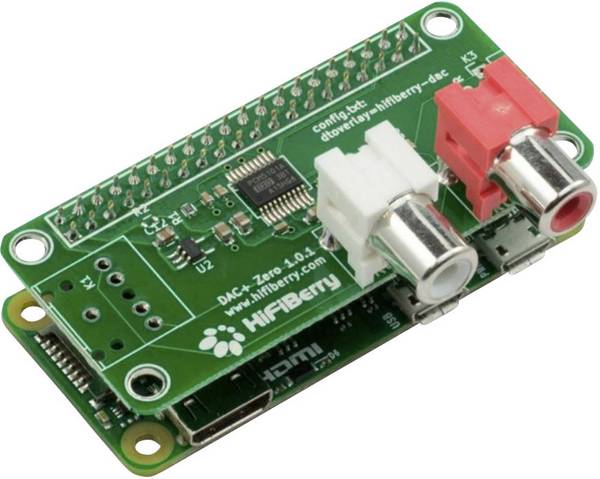 HiFiBerry DAC+ Zero Raspberry Pi® zvučna kartica Pogodno za (komplet za razvoj): Raspberry Pi® Zero