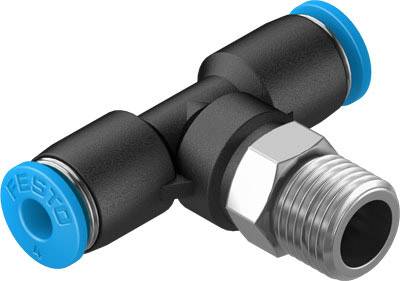 FESTO T-priključak 130793 QST-1/8-4-100 Vanjski navoj: G 1/8 Ø cijevi: 4 mm 1 St.