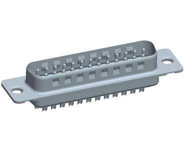 FCI SUB-D DC37P064HTXLF D-sub male connector 180 ° Aantal polen: 37 1 stuk(s)