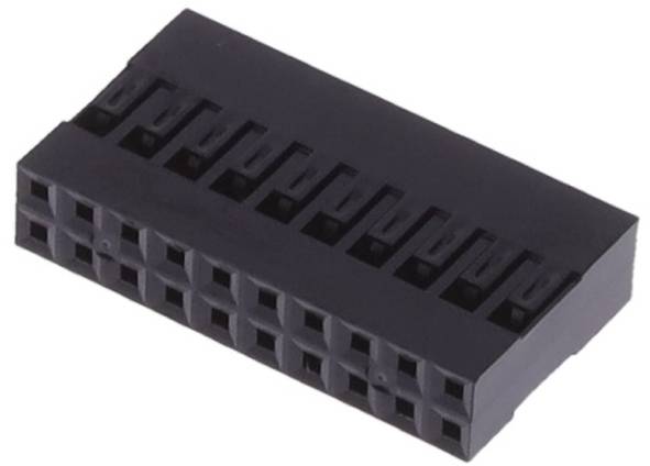 FCI 65043-027ELF Female behuizing (kabel) Totaal aantal polen: 20 Inhoud: 1 stuk(s)