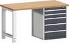 Bott 41003446.19V radionički stol (Š x V x D) 1500 x 840 x 750 mm svijetlosiva