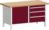 Bott 41002026.24V radna površina s okvirom (Š x V x D) 1500 x 840 x 750 mm svijetlosiva