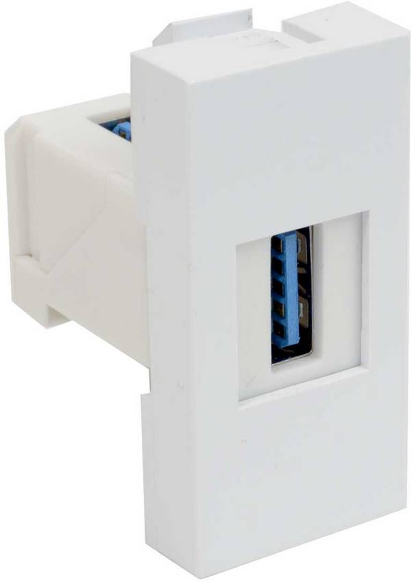 KOPOS QD 45X22.5-USB_HB umetak uređaja modul podataka (Š x V) 22.5 mm x 45 mm 1 St. bijela