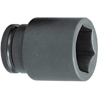 Crna metalna šesterokutna čahura namijenjena je za upotrebu sa udarnim ključem, pokazujući svoj čvrsti, šesterokutni dizajn.