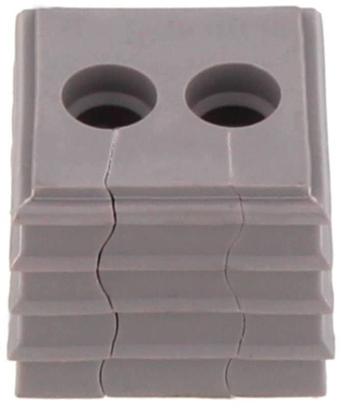 Weidmüller CABTITE SE 2/6.5 SML GY Dicht-inzetstuk Gegroefd Klem-Ø (max.) 7 mm TPE (geurloos rubbermengsel) Lichtgrijs 10 stuk(s)